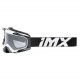 GOGLE IMX DUST WHITE GLOSS - SZYBA DARK SMOKE + CLEAR (2 SZYBY W ZESTAWIE)