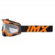 GOGLE IMX DUST ORANGE MATT/BLACK - SZYBA DARK SMOKE + CLEAR (2 SZYBY W ZESTAWIE)