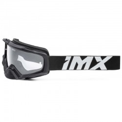 GOGLE IMX DUST BLACK MATT/WHITE - SZYBA DARK SMOKE + CLEAR (2 SZYBY W ZESTAWIE)