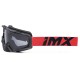 GOGLE IMX DUST BLACK MATT/RED - SZYBA DARK SMOKE + CLEAR (2 SZYBY W ZESTAWIE)