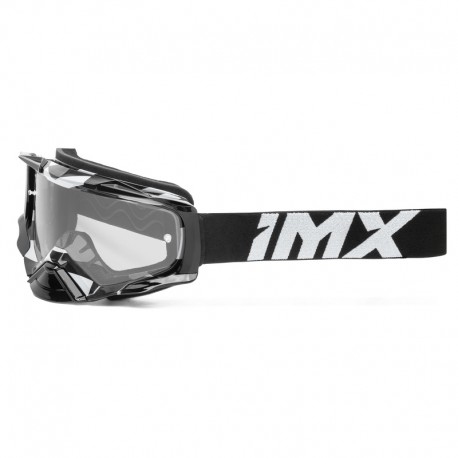 GOGLE IMX DUST GRAPHIC WHITE GLOSS/BLACK - SZYBA DARK SMOKE + CLEAR (2 SZYBY W ZESTAWIE)