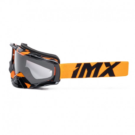 GOGLE IMX DUST GRAPHIC ORANGE GLOSS/BLACK - SZYBA DARK SMOKE + CLEAR (2 SZYBY W ZESTAWIE)