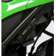 MOCOWANIE WYDECHU + ZAŚLEPKA PODNÓŻKA RG RACING KAWASAKI NINJA 300 / Z250 BLACK