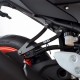 MOCOWANIE WYDECHU + ZAŚLEPKA PODNÓŻKA RG RACING YAMAHA MT-25 BLACK