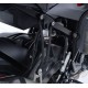 MOCOWANIE WYDECHU + ZAŚLEPKA PODNÓŻKA RG RACING BMW S1000R 17- WITH AKRAPOVIC EXHAUST BLACK