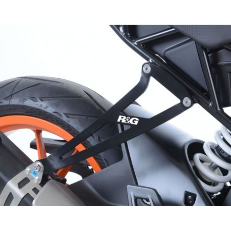 MOCOWANIE WYDECHU RG RACING KTM RC125 (17-) / RC390 (17-) BLACK