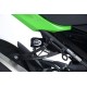 MOCOWANIE WYDECHU + ZAŚLEPKA PODNÓŻKA RG RACING KAWASAKI NINJA 400/NINJA 250 18- BLACK