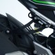 MOCOWANIE WYDECHU + ZAŚLEPKA PODNÓŻKA RG RACING KAWASAKI NINJA 125 / Z125 19- BLACK