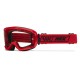 GOGLE IMX ENDURANCE RACE RED GLOSS/RED - SZYBA DARK SMOKE + CLEAR (2 SZYBY W ZESTAWIE)