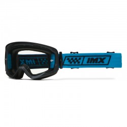 GOGLE IMX ENDURANCE RACE BLACK MATT/ BLUE - SZYBA IRIDIUM BLUE + CLEAR (2 SZYBY W ZESTAWIE)