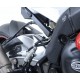 OSŁONA WAHACZA RG RACING BMW S1000RR 15-18/S1000R 17-, 4 CZĘŚCI BLACK