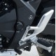 OSŁONA WAHACZA RG RACING HONDA CBR300R, 4 CZĘŚCI BLACK