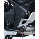 OSŁONA WAHACZA RG RACING HONDA CBR300R, 4 CZĘŚCI BLACK