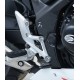 OSŁONA WAHACZA RG RACING HONDA CBR300R, 4 CZĘŚCI BLACK