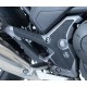 OSŁONA WAHACZA RG RACING HONDA NC700/750 S/X, 4 CZĘŚCI BLACK