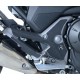 OSŁONA WAHACZA RG RACING HONDA NC700/750 S/X, 4 CZĘŚCI BLACK