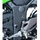 OSŁONA WAHACZA RG RACING KAWASAKI NINJA 300/NINJA 250 13-17/Z250 13-18/Z300, 3 CZĘŚCI BLACK