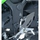 OSŁONA WAHACZA RG RACING KAWASAKI NINJA 300/NINJA 250 13-17/Z250 13-18/Z300, 3 CZĘŚCI BLACK