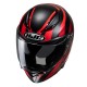 KASK HJC F70 GALLA BLACK/RED XS