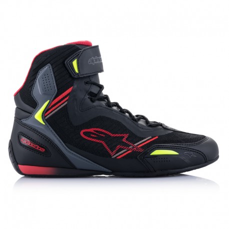 BUTY ALPINESTARS FASTER-3 RIDEKNIT BLACK/RED/FLUO YELLOW 8.5