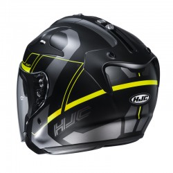 KASK HJC FG-JET KOMINA BLACK/YELLOW XS