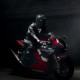 KURTKA SKÓRZANA REBELHORN FIGHTER BLACK/FLO RED 44