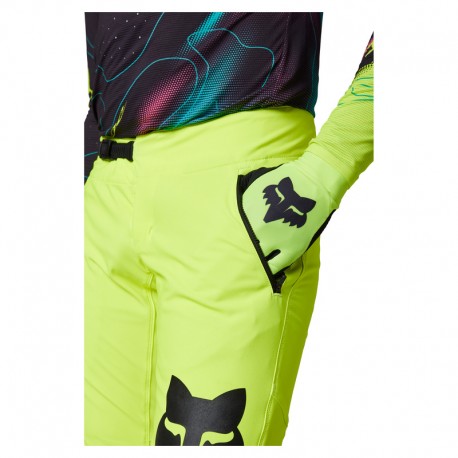 SPODNIE ROWEROWE FOX FLEXAIR LUNAR FLUO YELLOW 32