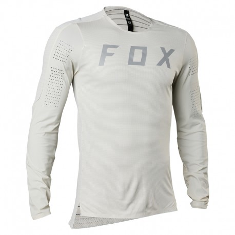 KOSZULKA ROWEROWA Z DŁUGIM RĘKAWEM FOX FLEXAIR PRO VINTAGE WHITE L