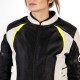 KURTKA TEKSTYLNA OZONE FLOW LADY BLACK/GREY/FLUO YELLOW DXXS