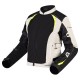 KURTKA TEKSTYLNA OZONE FLOW LADY BLACK/GREY/FLUO YELLOW DXXS