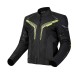 KURTKA TEKSTYLNA OZONE FLOW BLACK/FLUO YELLOW XS