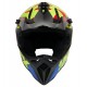 KASK IMX FMX-02 BLACK/FLUO YELLOW/BLUE/FLUO RED GLOSS GRAPHIC S