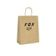 TORBA FOX PAPIEROWA SZARA 240X100X320
