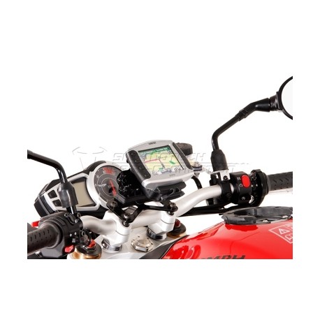 MOCOWANIE GPS NA KIEROWNICĘ SW-MOTECH TRIUMPH SPEED TRIPLE 1050 (10-) BLACK