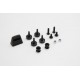 ZESTAW ADAPTERÓW DO ADVENTURE-RACK POD KUFER CENTRALNY GIVI KAPPA MONOKEY SW-MOTECH BLACK