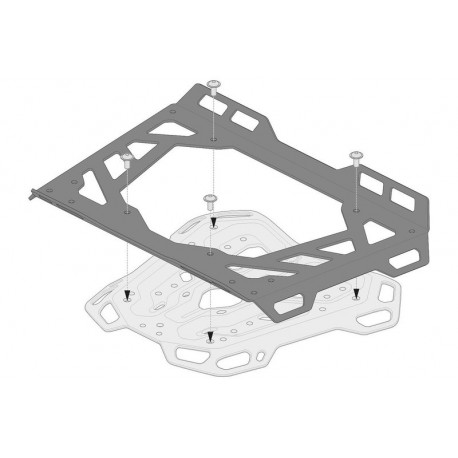 ROZSZERZENIE BAGAŻNIKA TYLNEGO ADVENTURE-RACK SW-MOTECH BLACK 45X30CM