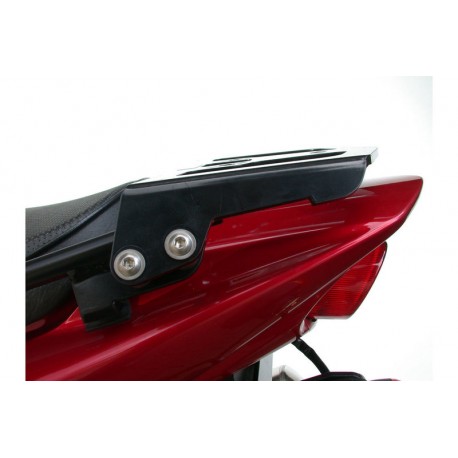 STELAŻ POD PŁYTĘ MONTAŻOWĄ KUFRA ALU-RACK SW-MOTECH YAMAHA FZS 1000 FAZER (00-04), BLACK