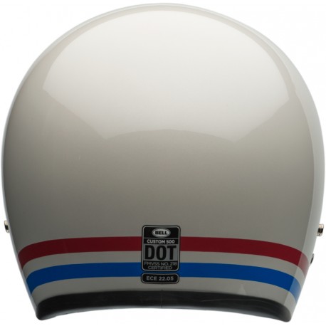 KASK BELL CUSTOM 500 STRIPES PEARL WHITE L