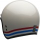 KASK BELL CUSTOM 500 STRIPES PEARL WHITE L