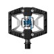 PEDAŁY ROWEROWE CRANKBROTHERS DOUBLE SHOT 2 BLACK/SILVER/BLUE