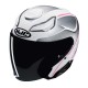 KASK HJC F31 LUDI SILVER/WHITE XS