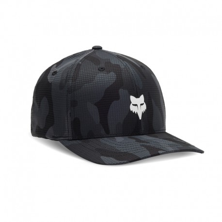 CZAPKA Z DASZKIEM FOX FOX HEAD TECH FLEXFIT BLACK CAMO L/XL