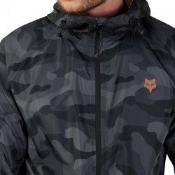 KURTKA FOX FOX HEAD WINDBREAKER BLACK CAMO M