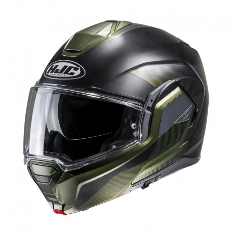 KASK HJC I100 BESTON BLACK/GREEN XS