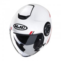 KASK HJC I40 PADDY WHITE/RED M