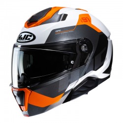 KASK HJC I91 CARST WHITE/ORANGE XS