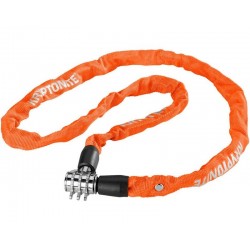 ZAPIĘCIE ŁAŃCUCHOWE KRYPTONITE KEEPER 411 NA SZYFR ORANGE 0,4CM X 110CM