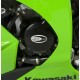 ZESTAW OSŁON SILNIKA RG RACING KAWASAKI ZX10 11-16 (3 CZĘŚCI) BLACK