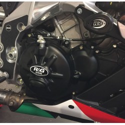 ZESTAW OSŁON SILNIKA RG RACING APRILIA RSV4 09-14, V4 TUONO 11-17 (2 CZĘŚCI) BLACK RACE