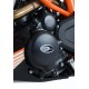 ZESTAW OSŁON SILNIKA RG RACING KTM 390 DUKE/RC 390 UP TO 2015, (2 CZĘŚCI) BLACK